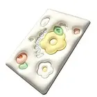 Diatomaceous Earth Bath Mat Bath Mat Slip Resistant 3D Pattern Fast Drying Ba JY