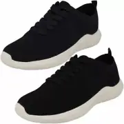 Ladies Clarks Cloudsteppers 'Nova Glint' Casual Lace Up Trainers - D Fitting