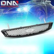 For 2005-2007 Ford Focus Unpainted Frame Grey Honeycomb Mesh Grille w/Badge Slot (for: Ford)