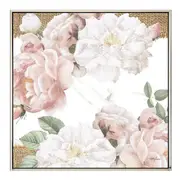 French Country Framed Canvas Print Mothers Day Floral 40x40cm