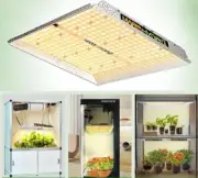 Full Spectrum LED Indoor Grow Lights For Hydroponics with an Adjustable Brightne