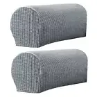 2pcs Chair Arm Covers Thickening High Elastic Nice-looking Chair Arm Covers