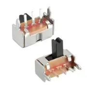 20Pcs 3mm Horizontal Slide Switch SPDT 1P2T 3 Terminals PCB Panel Latching