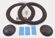 Infinity SM100 SM102 SM105 10" Woofer Foam Kit Speaker Kit w/ Inf Logo Dust Caps