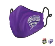 Hobart Hurricanes Big Bash League Kids Reversible Washable Face Mask