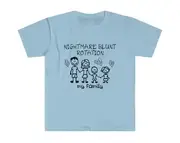 Funny Meme TShirt - NIGHTMARE BLUNT ROTATION - my family Joke