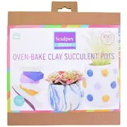 Sculpey III Oven-bake Clay Succulent Pots Kit