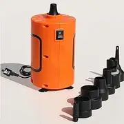 AC 220V Multi-Purpose Electric Air Pump with 7 Nozzles - Dual Inflation/Deflation Portable Balloon Blower Machine for Foil/Aluminum Balloons