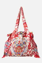 DRAWSTRING BEACH BAG FAITH, LUCK & JUSTICE