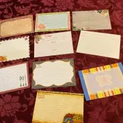Lot of 10 New Different Recipe Cards 4x6 Junk Journal Ephemera Supply