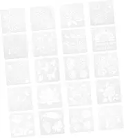 Beatifufu 20 Pcs DIY Flower and Bird Wall Painting Stencil Templates for Reusable Drawing Stencils for Craft Projects Home and Creative Art Activities