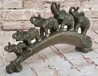 Exquisite Art Deco Elephant Bronze Statue for Home Office Decoration Decor