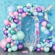 Purple Green Blue Latex Balloons Arche Ballon Globos Party Decoration Arch Kit