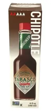Tabasco Chipotle Pepper Hot Sauce 5 oz Bottle