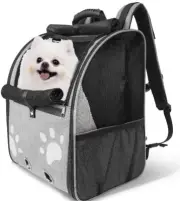 Cat Backpack Carrier, Breathable Cat Carrier Large Space UP 32 lb, Large Reflect