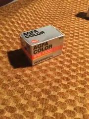 NOS Sealed Agfa Agfacolor XRS 1000 Color Film Expired 07/1989