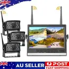 7" Digital Wireless Quad DVR Monitor Car Backup Reversing Camera for VAN Trailer