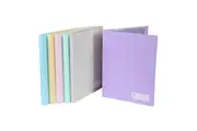 6PK Marbig 20-Pocket A4 Non-Refillable Document Display Book - Pastel Assorted