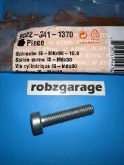 OEM STIHL M6x30 SCREW 9022-341-1370 FS94 BR600 BR700 MS460 MS461 MS661 MS880 B59