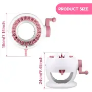Knitting Machine 22 Needles Smart Weaving Round Knitting Machines Rotating leFmI