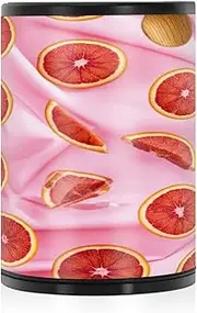 Blood Orange Slices Pink Car Cigarette can Smokeless Ash Tray Portable Cigarette Ashtray, Ashtray Self Extinguishing