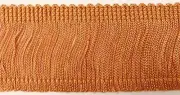 Trimplace Orange 2" Rayon Chainette Fringe - 9 Yards