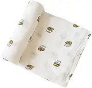 RORPOIR Baby Washcloths Swaddle Sack Baby Items Muslin Baby Towels Breathable Cotton Baby Swaddling Wrap Newborn Baby Essentials Baby Burp Cloths Blanket to Sleep Men and Women