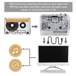 輕便可帶收音機 磁帶轉MP3 卡帶機 USB盒式收音機 隨身聽