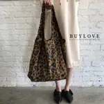 【買到戀愛】復古流行豹紋手提袋【K541】