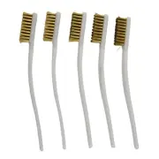 Tool Brass Wire Brush Parts Home Plastic Handle Cleaning White Practical