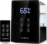 Top Fill Cool Mist & Warm Mist Humidifier for Large Room Home Bedroom Living 6L