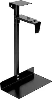 QWORK® PC Holder Under Desk, Adjustable Computer Case Mount, PC Wall Mount, Suitable for Various Case Sizes