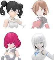 BANDAI Hobby - 30 Minute Sisters - Option Hair Style Parts vol. 10 All 4 Types 30 MS Model Kit