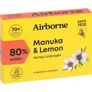 Airborne Manuka & Lemon Lozenges 16 pack