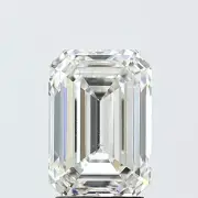 Lab Grown 1.26 Cts EMERALD Cut IGI Certified CVD Diamond E Color VS1 Clarity
