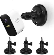 [HOLACA] Adjustable Wall Mount Compatible with Eufycam 1/2/2C/2C Pro/3/3C/E, Arlo, and Other Eufycam Compatible Models, 1/4" Screw, Eufycam Wall Mounts