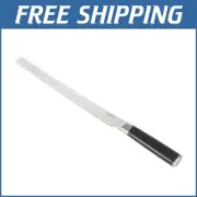 Effortless Slicing Kitchen Knife - 12-Inch Granton Edge with German Steel