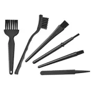 6 In 1 Small Portable Handle Anti Static Brush Cleaning Brush Tool For Keyboard Cleaning Mobile Phone Tablet Repair Work