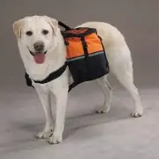 Dog Backpack Working or Service Dogs Day Tripper Orange Back Pack Closeout