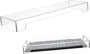 Clear Acrylic Keyboard Cover Durable Protector for Standard Keyboards and Easy to Clean Use