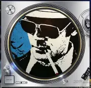 Hunter S Thompson #3 Bat Country Slipmat 12" Record Player DJ Audiophile
