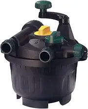 Pennington Aquagarden, Awesome Pond Clean Hands System, Filter, Foam Free, Containing Mechanical & Biological Filtration, Easy Maintenance UV Water Clarifier, for Ponds up to 750 Gallons, Black, 8846