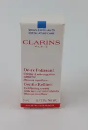 CLARINS GENTLE REFINER EXFOLIATING CREAM W/ NATURAL MICROBEADS 0.17 OZ