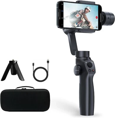 3-Axis Gimbal Stabilizer for iPhone 15 14 13 Pro Max XS X XR Samsung s23 s22 And