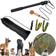 Extendable Flirt Pole for Dogs Funny Interactive Dog Toy Pet Play Stick Outdoor