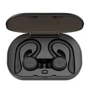 New Bluetooth 5.0 Earphone Noise Cancelling Bass Sports Wileless Bluetooth Headphone Black