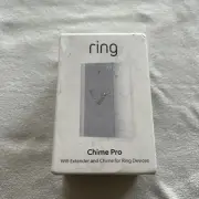 Ring Chime Pro Wi-Fi Extender for Smart Doorbell - White **NEW UNOPENED**