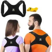 Adjustable Back Alignment Brace - Posture Corrector for Upper Shoulder Support