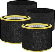 Jusfoouo FLT151 H13 Filter V Compatible with AC3000, AC151, AP3151, AC3000W, AC151W, AIRSAFE Series, FLT151, 2 HEPA + 4 Pre-Filter