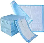 LUXEVITA (1x30 Pads) Disposable Incontinence Bed Pads 24x36 Inches, Waterproof Mattress Protectors with Self-Adhesive Sticker Tabs, High Absorbency 1700ml Underpads Bed Mats for Children, Adults